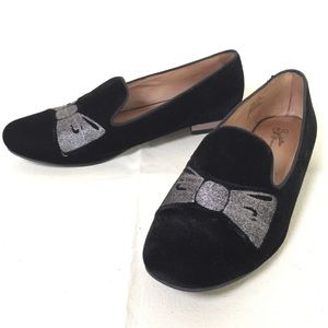 Black/Silver Bow-tie Loafers Seychelles Women’s